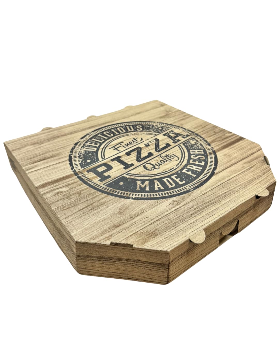Scatola per Pizza in Cartone Kraft Bianca 24x24x4 cm 50 Pezzi