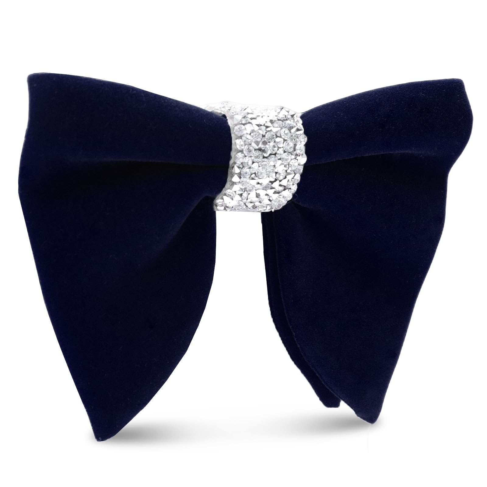 Pre-Tied Velvet Bow Ties for Men Tuxedo Oversized Bowtie