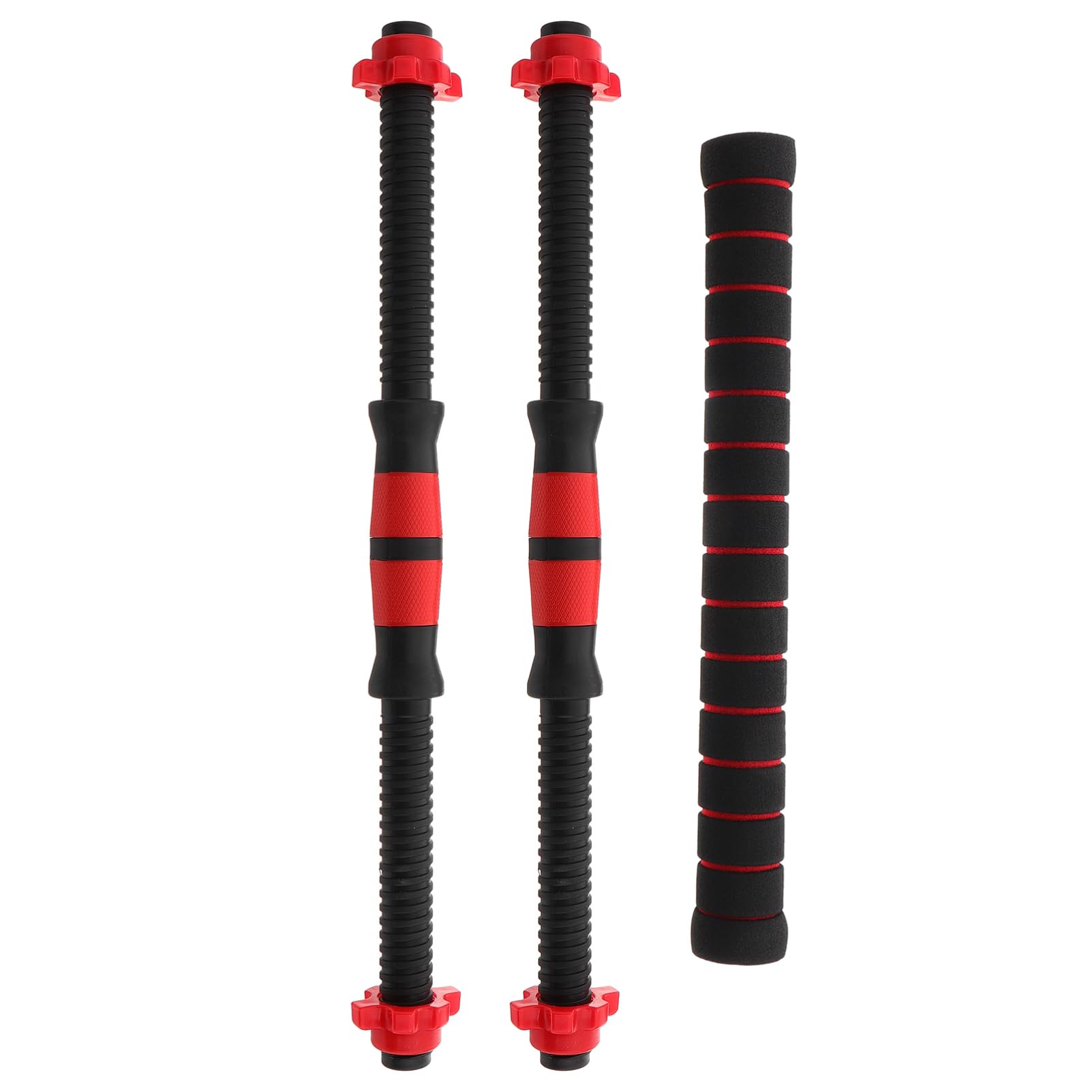 SUPVOX 1Set Dumbbell Connector Bar with Foam Handle Barbell Accessories for Weightlifting Home Fitness Training Durable Grip for Comfortable Exercise Sessions
