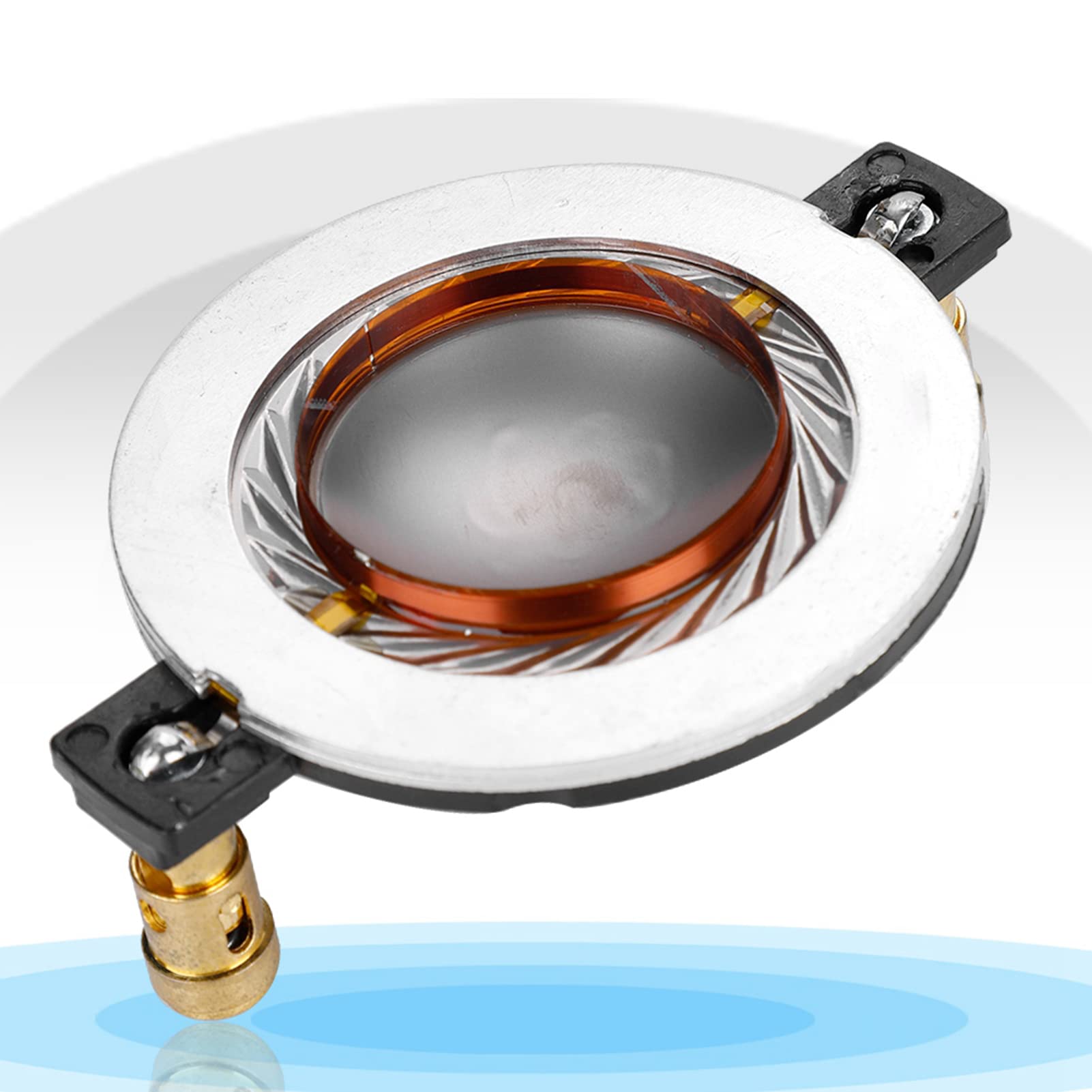 Speaker Drive Bobina Vocale Tweeter da 34,4 mm in Titanio - Super Tweeter con Pellicola Piatta 8 Ohm per Audio