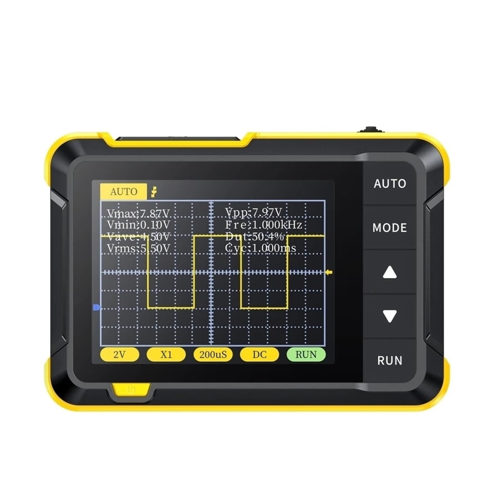 Mini osciloscopio digital de mano 2.5MSa/s 200KHz Ancho banda analógico 800VPP Soporte Actualización firmware Salida PWM Facilidad De MedicióN(DSO152 And P6100)