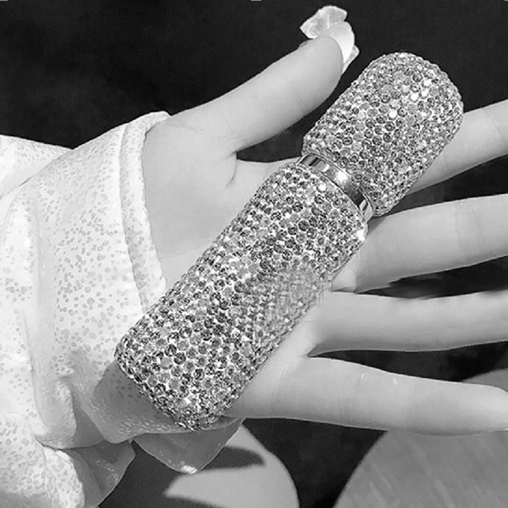 Bottiglie di profumo, bottiglie di profumo vintage Flacone di profumo spray con strass, flaconi spray in vetro da 25 ml, flacone di profumo da viaggio, mini flacone di atomizzatore di profumo ricarica