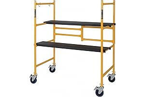 Versatile 500 Pound Load Capacity 4 Foot High Portable Adjustable Platform Basic...