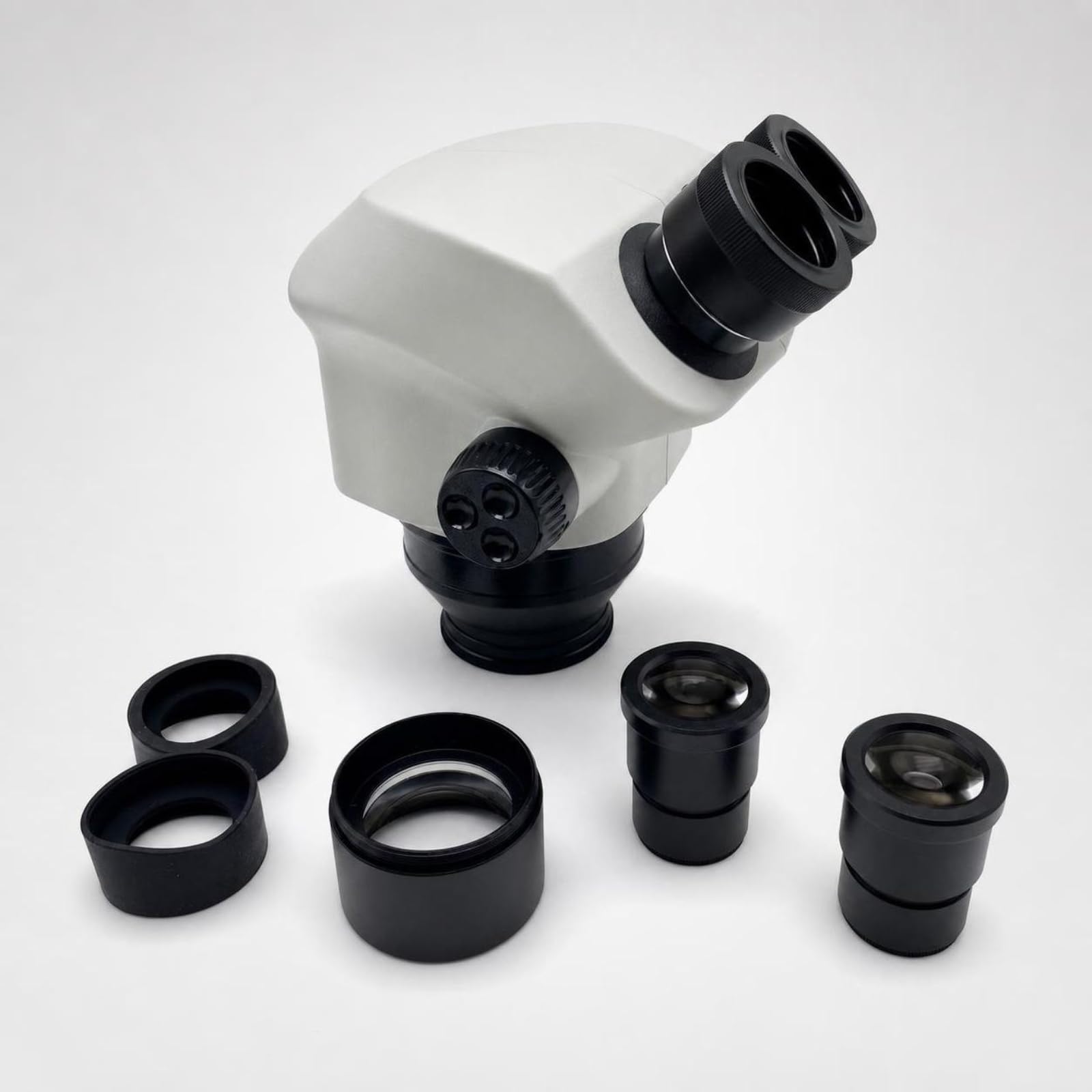 Schmuck Inspektionsmikroskop Stereomikroskop Binokularmikroskop Laborgerät Optikgerät mit Ruckfreiem Fokus Ergonomische Okulare Robustes Gestell für Präzisionsprüfung Werkbank Ausbildung