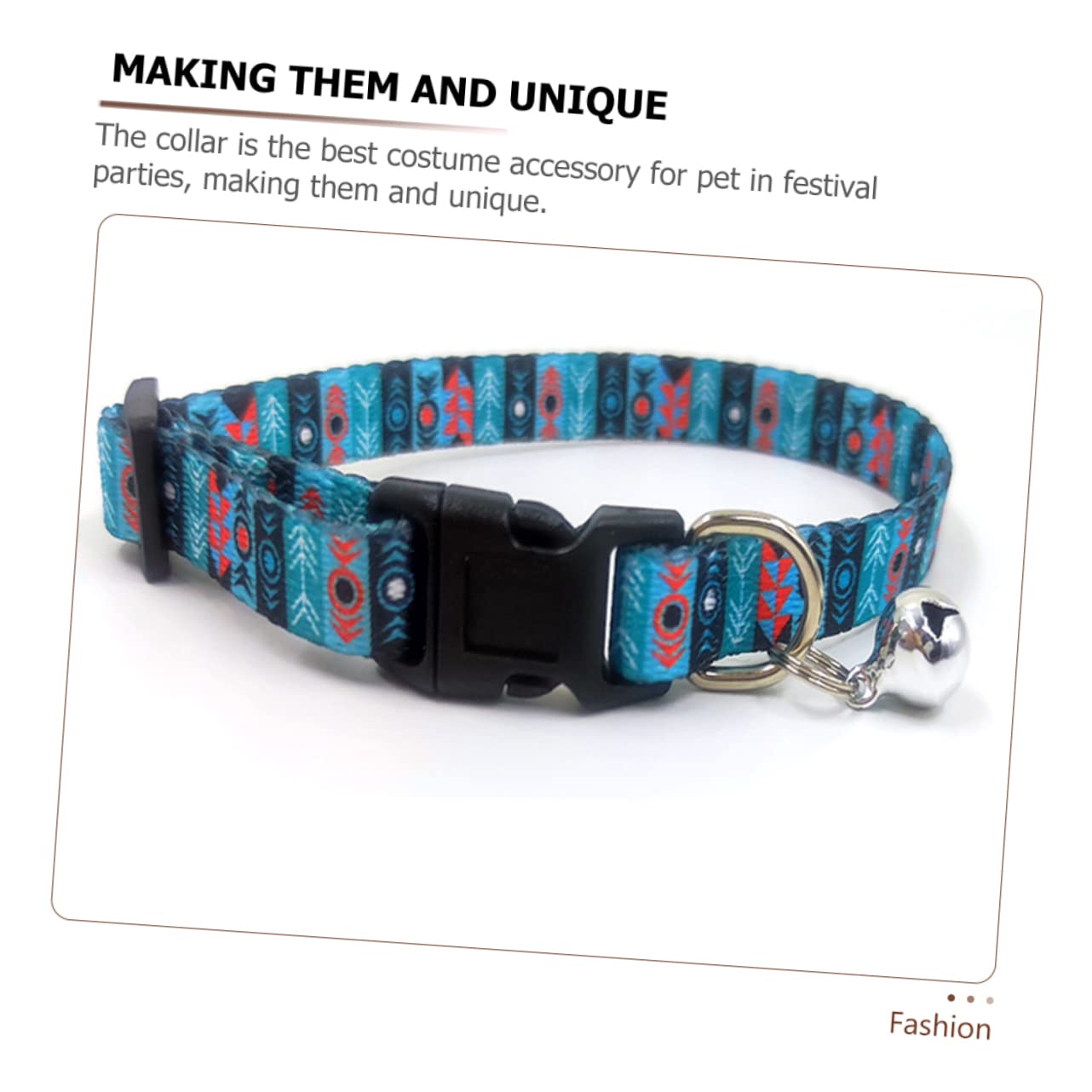 INOOMP 12 Pz Collare Decorativo Per Cani Collare Per Cani in Corda Adorabile Da Cucciolo Costume Gatto Campana Del Del Gatto Boho Portatile Poliestere Decorazioni