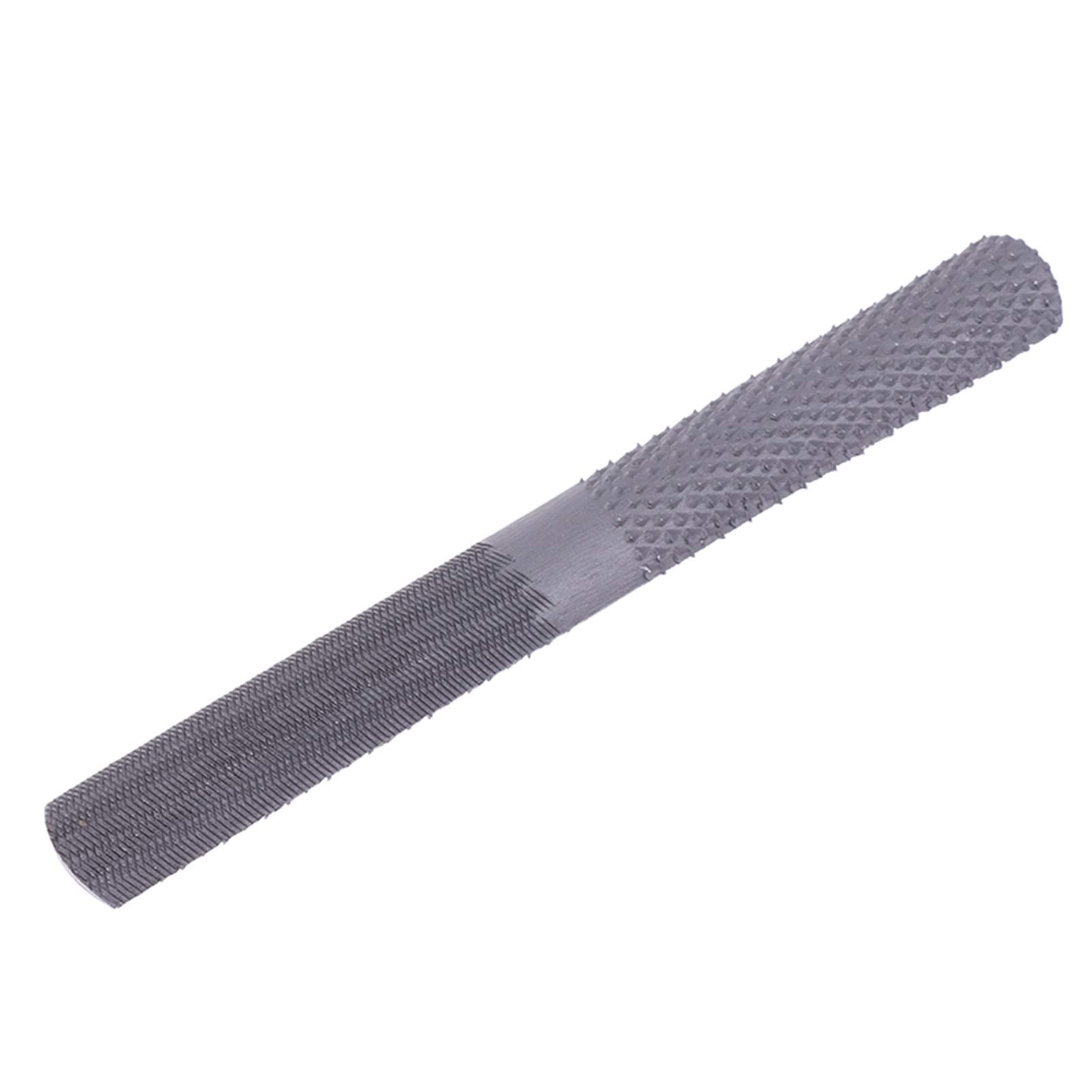 Juego de limas, Juego de limas de metal, Limas de talla de madera 4 en 1, Escofina de madera de doble corte, Aguja de relleno semicircular plana cuadrada de doble corte, Lima resistente for carpinterí