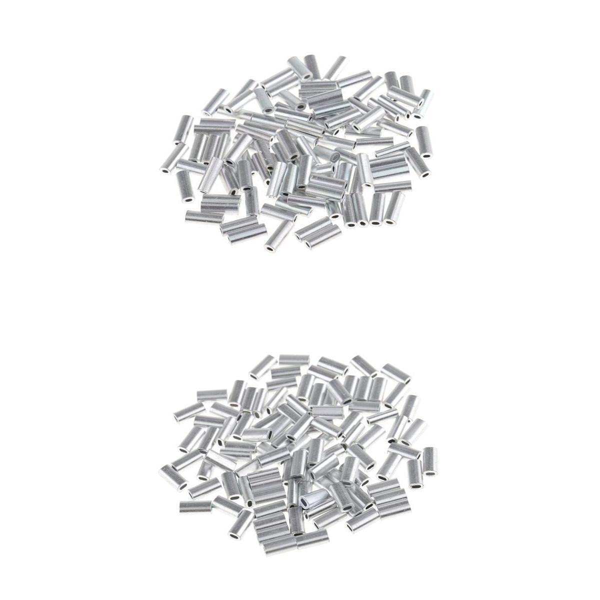 The Style Sutra 200Pcs Single Aluminum Barrel Fishing Crimp Sleeves Tube Wire Leader Sleeve|Sporting Goods | Fishing | Terminal Tackle | Crimps & Sleeves-picture-31