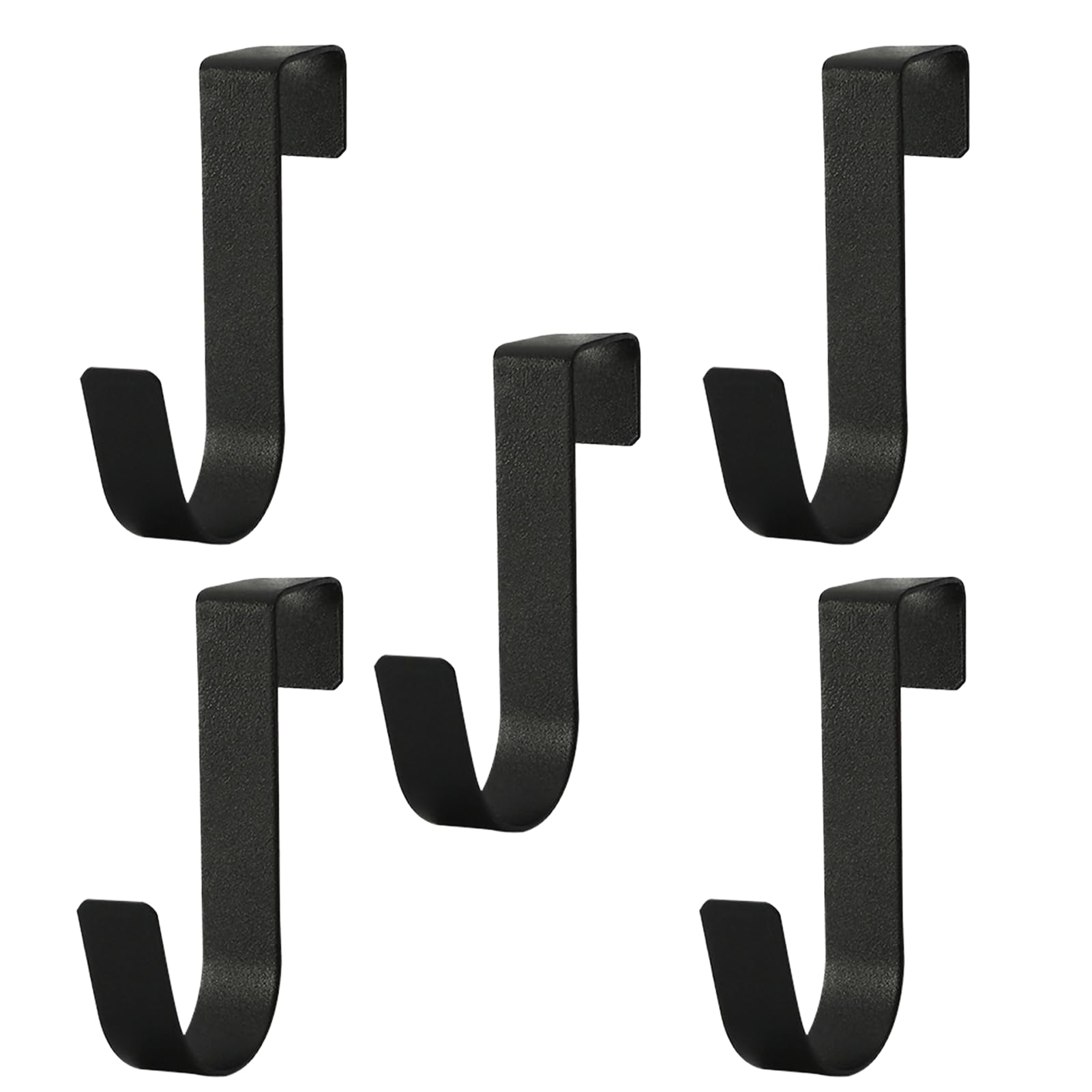 SMCEHEYA Over Door Hooks 5Pcs, Over Door Hanger for Leaf Depth 2.2cm (0.8")