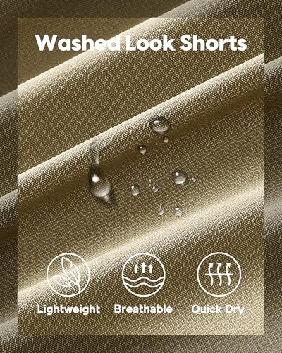 Image of maamgic Men's 5 inch Inseam Shorts Pull-On Relaxed Fit Comfort Stretch Short Shorts with Pocket