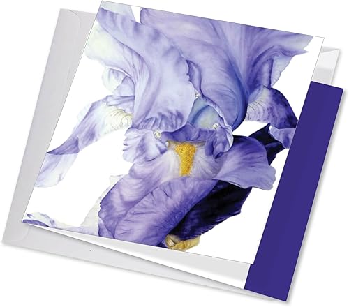 The Best Card Company - 1 hermosa tarjeta de agradecimiento (8.5 x 11 pulgadas) - Tarjeta de papelería de gratitud con flores bonitas con sobre -