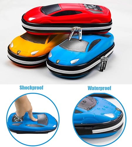 Miniatura 5 de iDelta - Estuche para lápices, bonito diseño de unicornio de EVA en 3D, resistente a los golpes, gran capacidad, múltiples compartimentos, para