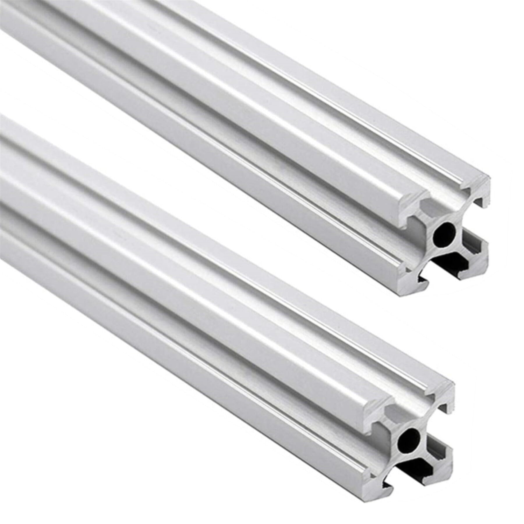 Profilo In Alluminio V-Slot 2040 600 Mm – 2 Pezzi Con Dadi T E Connettori Per Stampanti 3D E CNC, Anodizzato Antiruggine