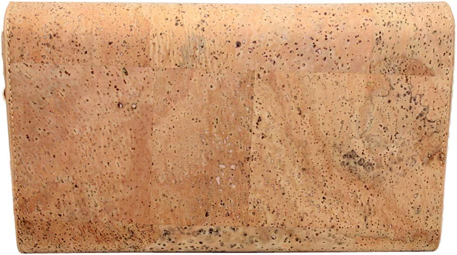 boshiho Natural Cork Crossbody Bag, Women Vegan Handbag Cork Clutch Wallet - Image 6