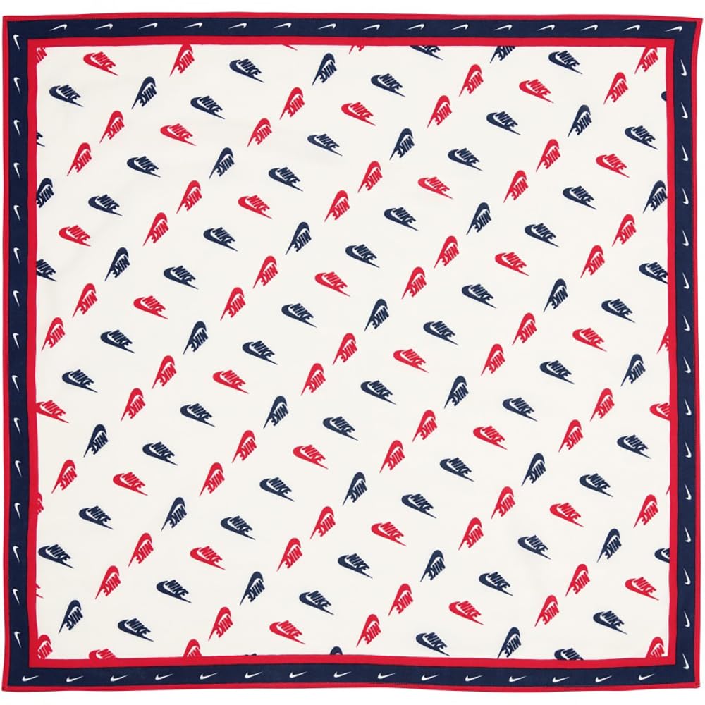 Nike Printed Coton Bandana pour homme Sail/University Red/Obsidian One Size
