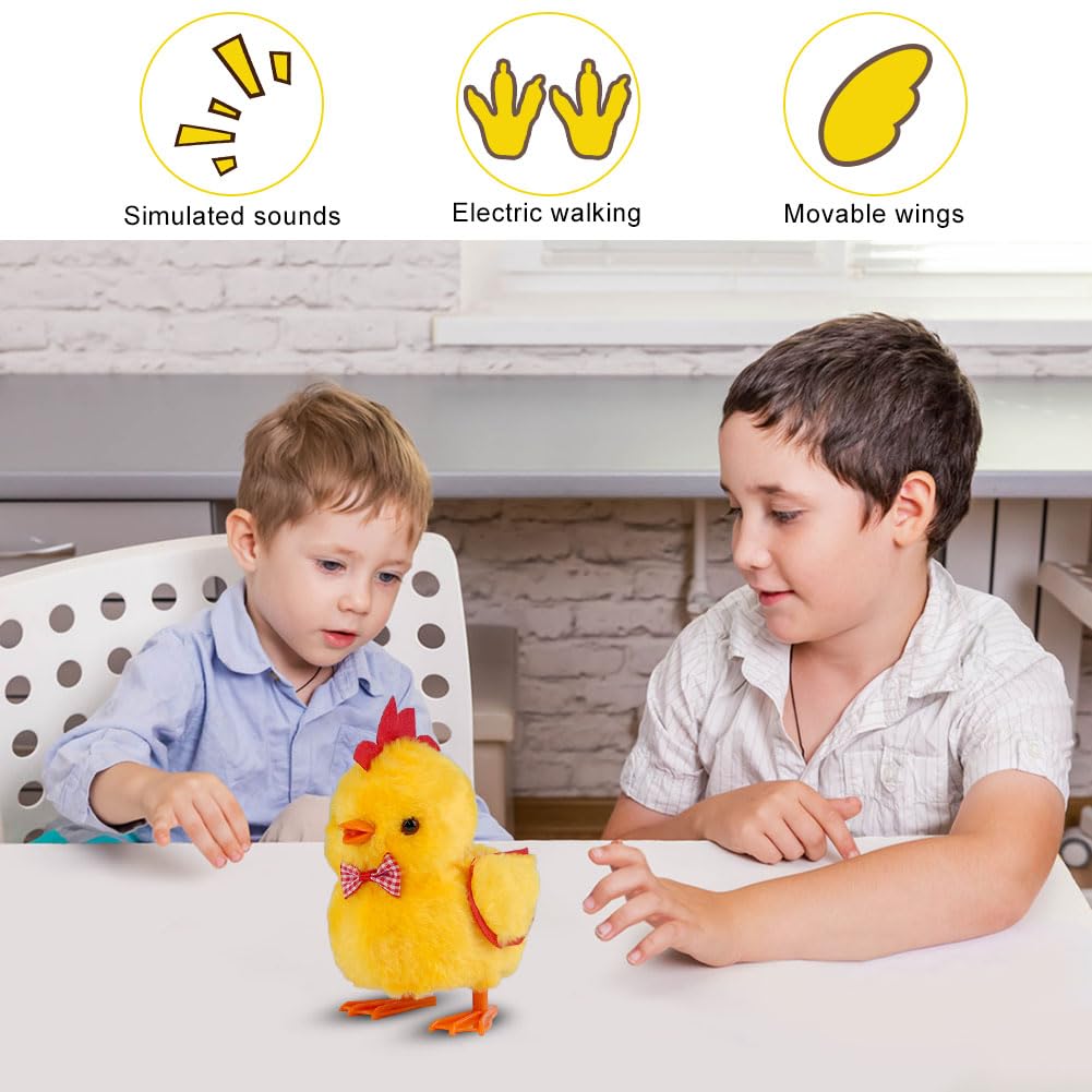 Toy Dogs for Kids Plush Brown Labrador Toy Electronic Interactive Plush Dog Toys for 1-6 Year Old Kids Simulation Pet Dog Walking Nod Barking Wagging Tail Puppy Educational Toys for Boy Girl (Chick B) - Image 4