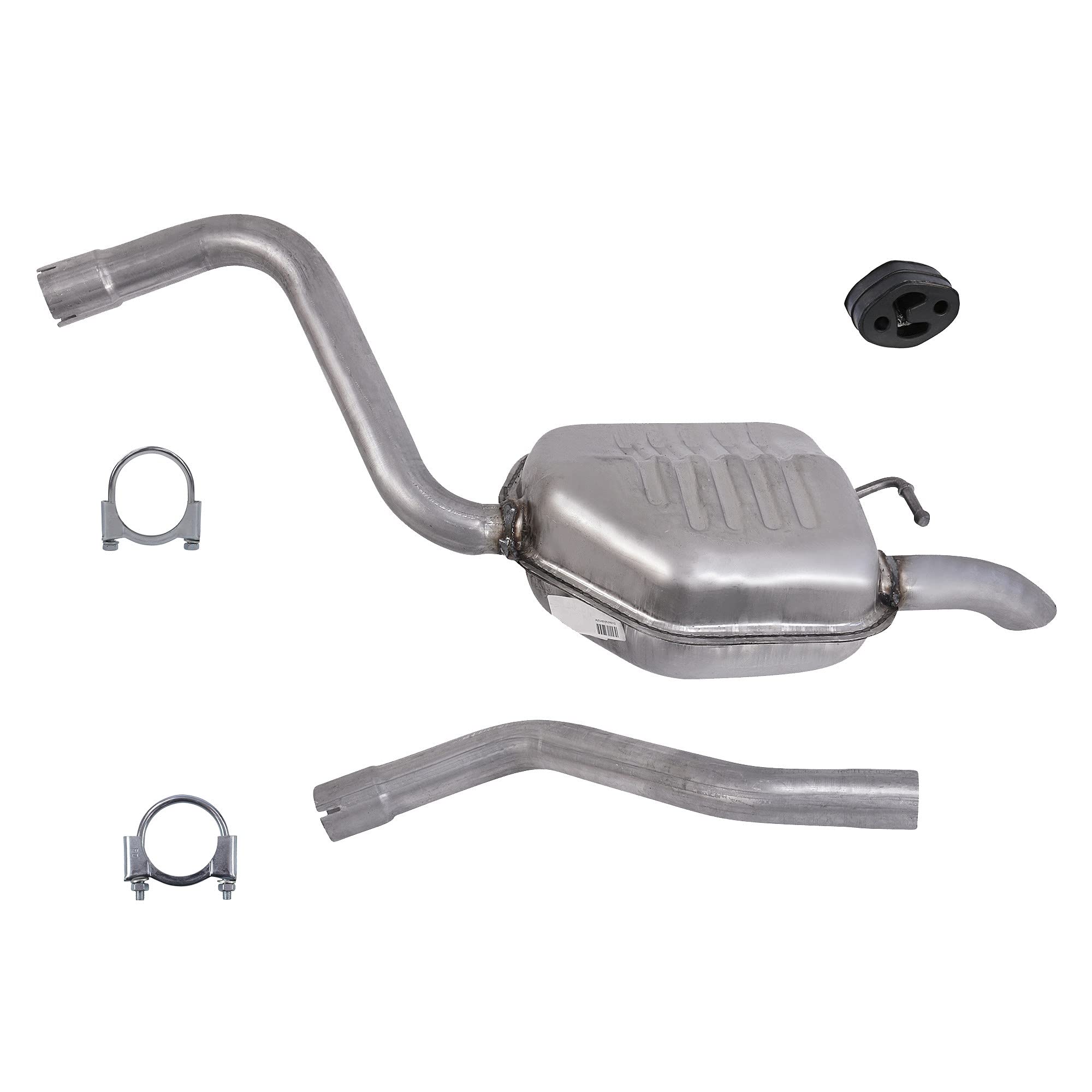 ATEC Germany Silenciador de escape conjunto 1x Silenciador trasero, 2x