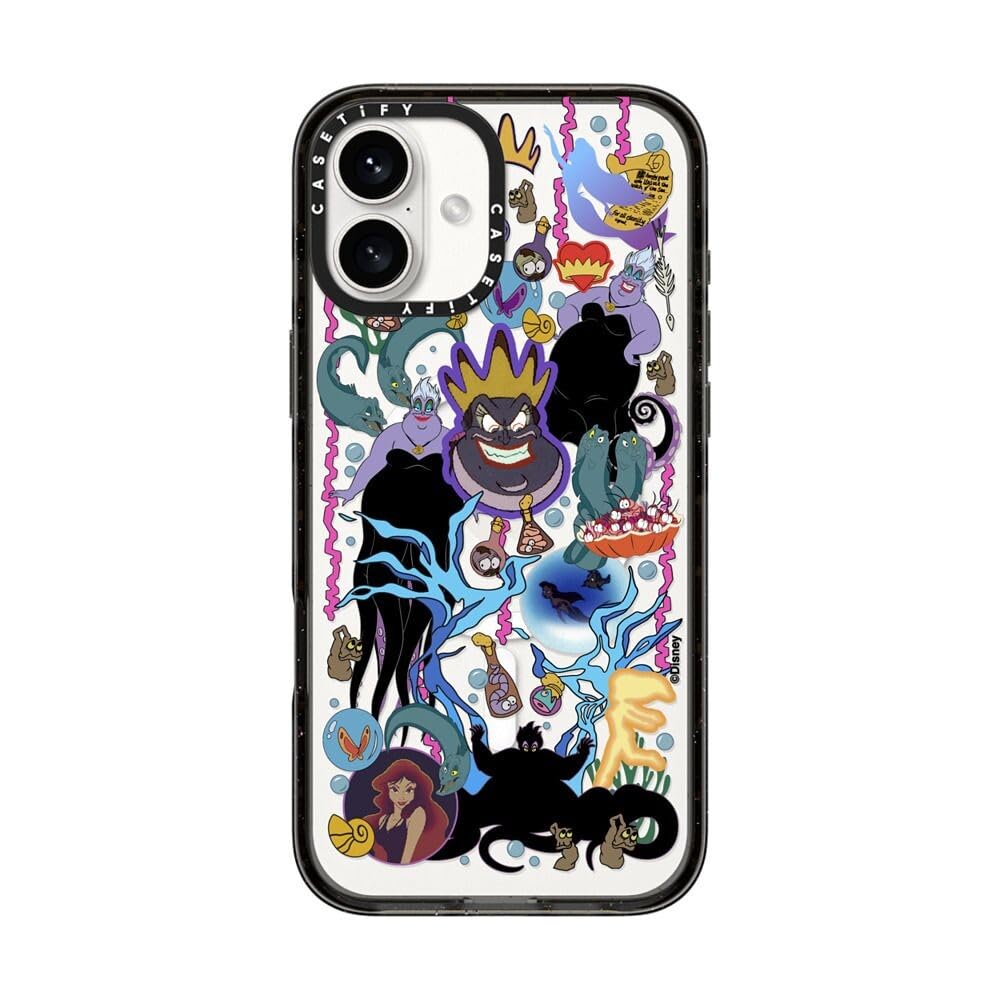 Coque Magsafe iPhone 16 Plus CASETiFY antichoc Disney noire