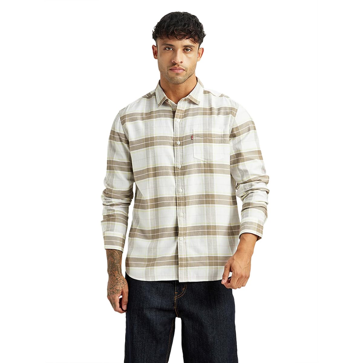 levi's Men's Checked Slim Fit Shirt-picture-56