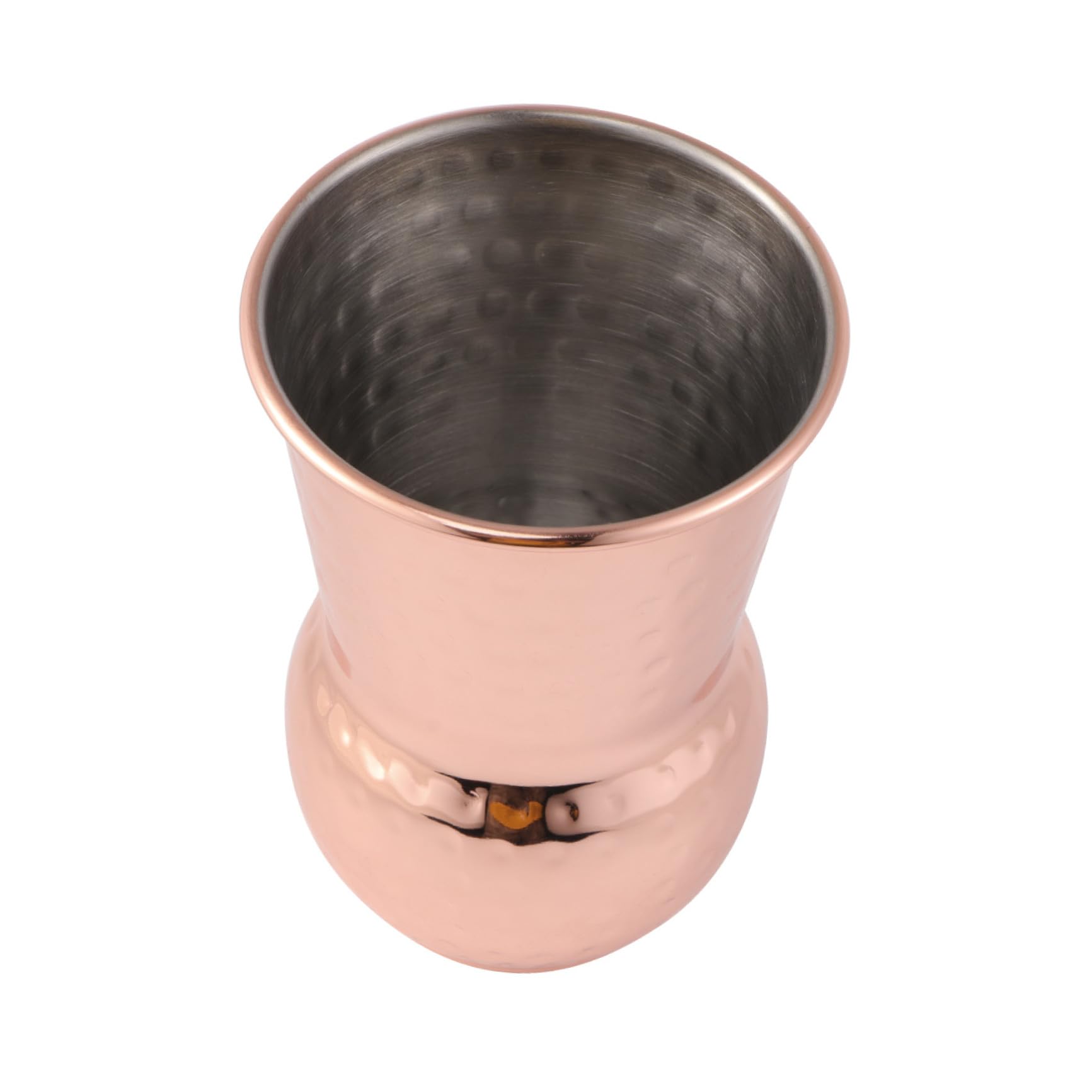 Ciieeo Copper Cocktail Mug Insulated Highball Cup for Cold Hot Drinks Retro Design for Parties Bbqs Shot Glasses