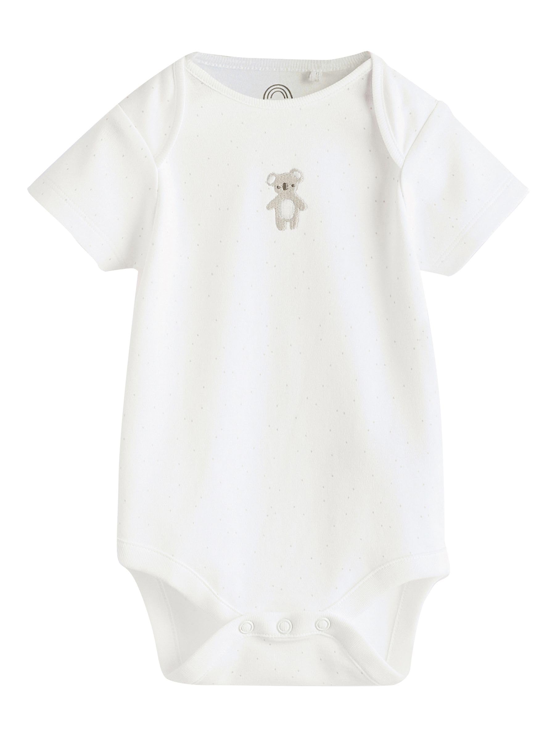 NEXT Noworodki unisex 4-częściowy komplet niemowlęcy: śpioszki, body, czapeczka i śliniaczek