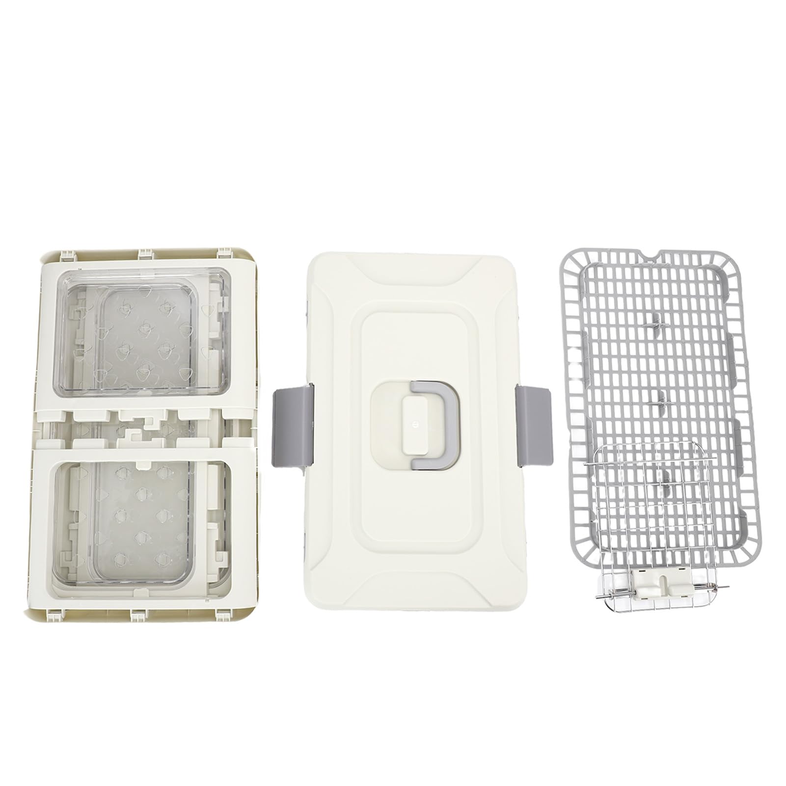 Składana Klatka dla Psa Składany Transporter dla Kotów Psy z przezroczystą konstrukcją Hodowla Podróżna Zatwierdzona Przez Linie Lotnicze 19,69x12,60x12,20 Cali