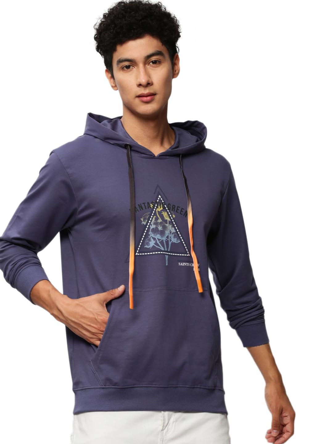 showoffff Men Printed Pullover Sweatshirt | Hooded Full Sleeves Cotton Sweatshirt's for Mens | Slim Fit Regular Length Sweatshirts for Men's-picture-25