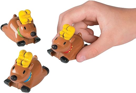 Reindeer Dasher Pullback - Toys - 12 Pieces