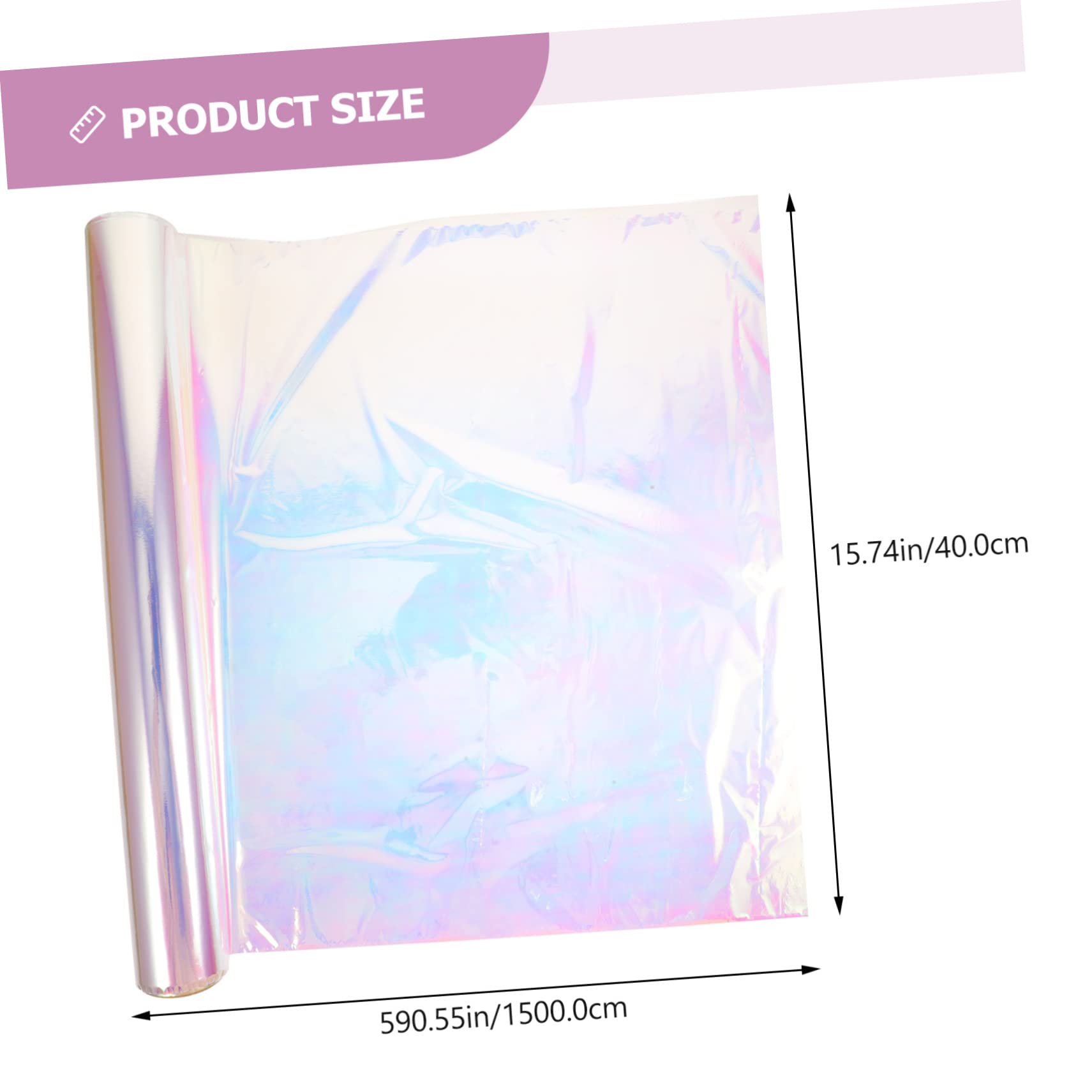 COLLBATH 2 Rollos Papel De De Flores Guirnalda Ramo Brillantina Boda Material De Embalaje Floral Decoraciones Decoración Películas De Embalaje Almacenar Película (s Película