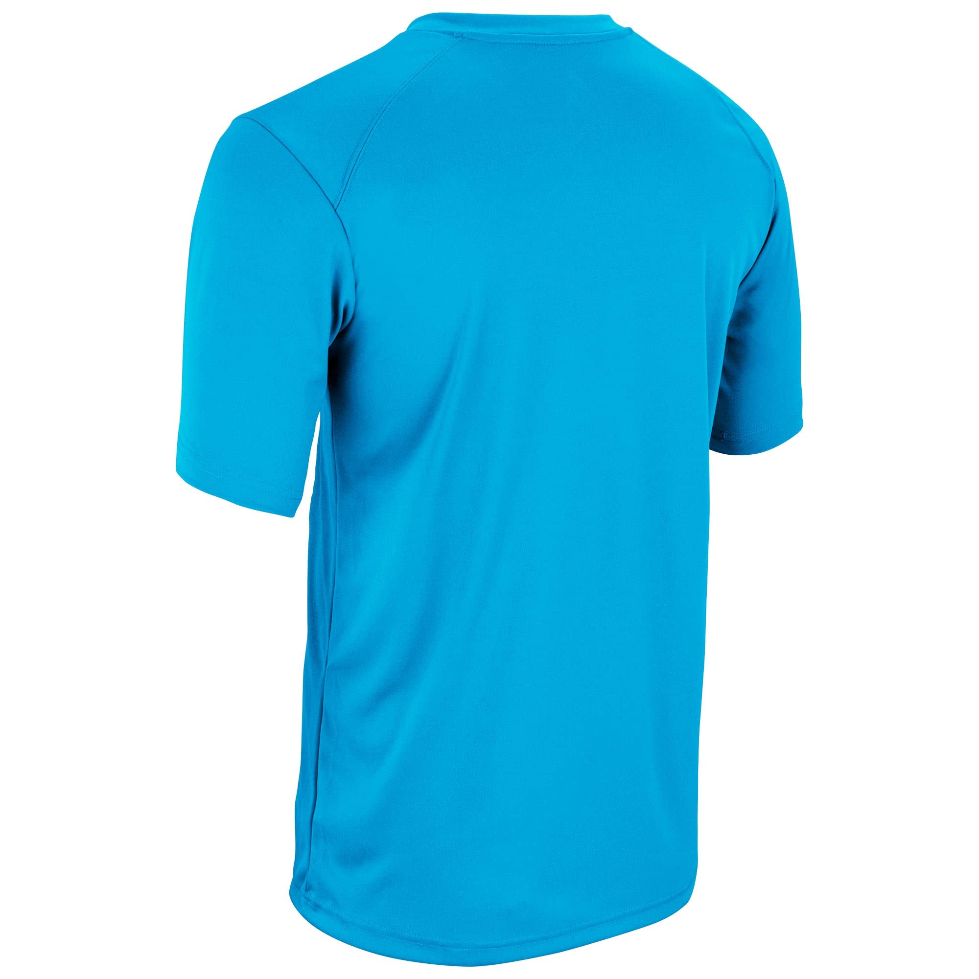CHAMPRO DRI Gear - Camiseta de manga corta para jóvenes - BS53YNBS, S, Azul Neón