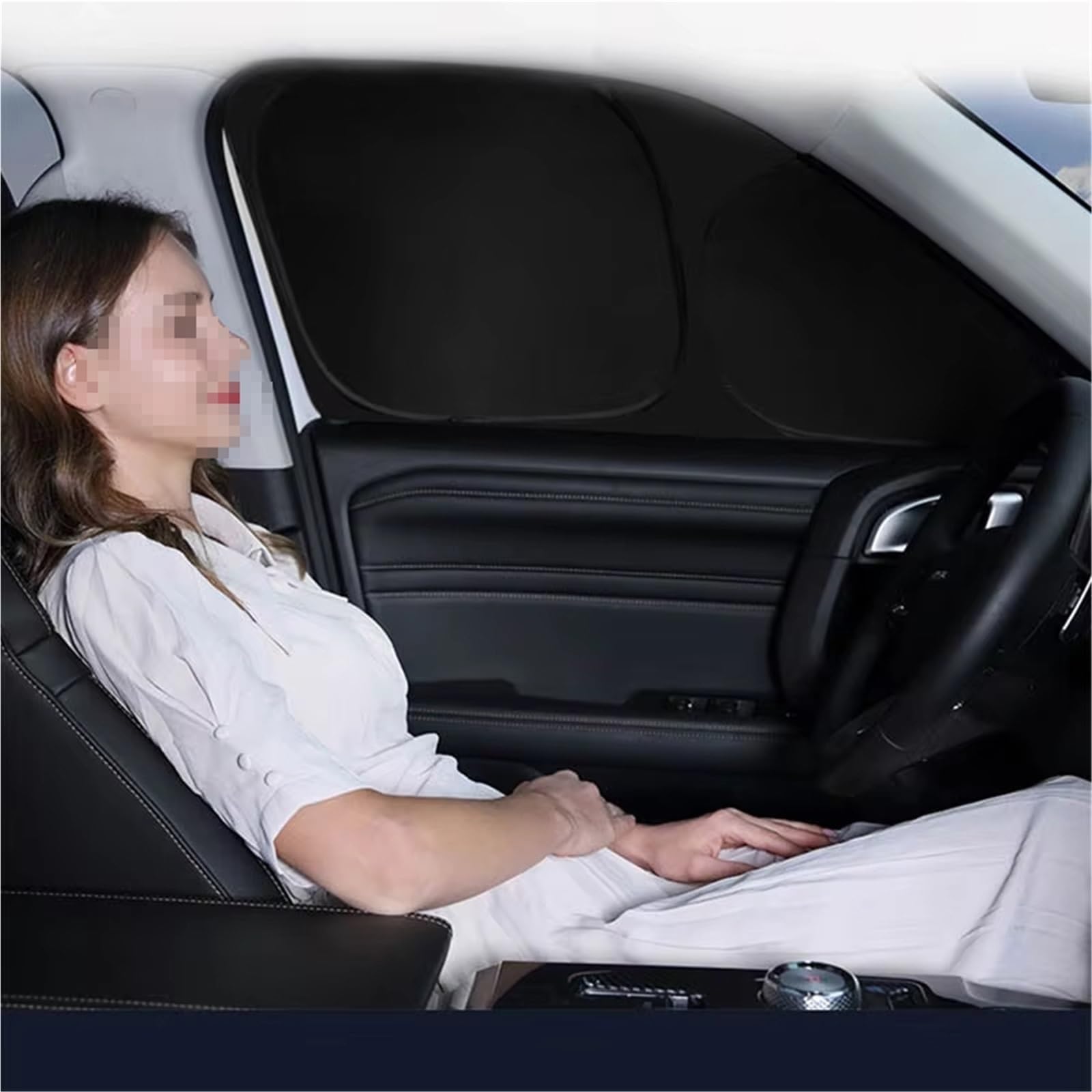 Parasol Ventana Coche para Tesla para Model 3 Y 2024 2025 Parasol para Parabrisas Delantero De Coche Protector Solar(M3 Full 7PCS)