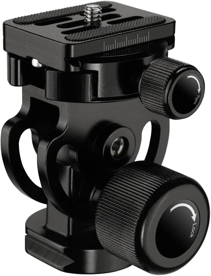 PROAIM SnapRig TwoWay Tilt Monopod Head for Camera & Heavy Lenses Comes with Arca/RRSStyle