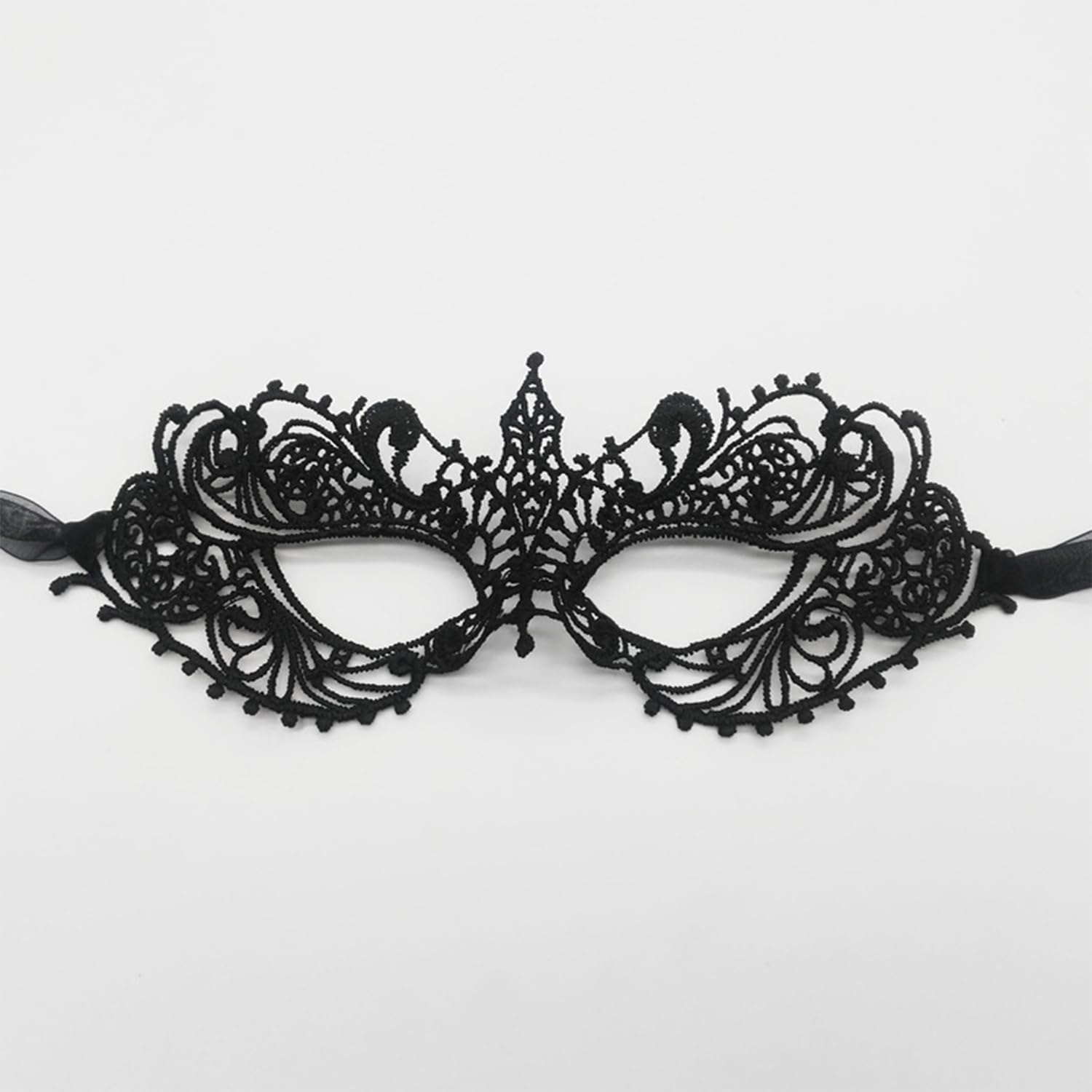 TFTSR Masquerade Masks for Women Couples & Men - Adults Party Lace Costume Mardi Gras & Venetian Dress Mask in Black & Gold - Image 2