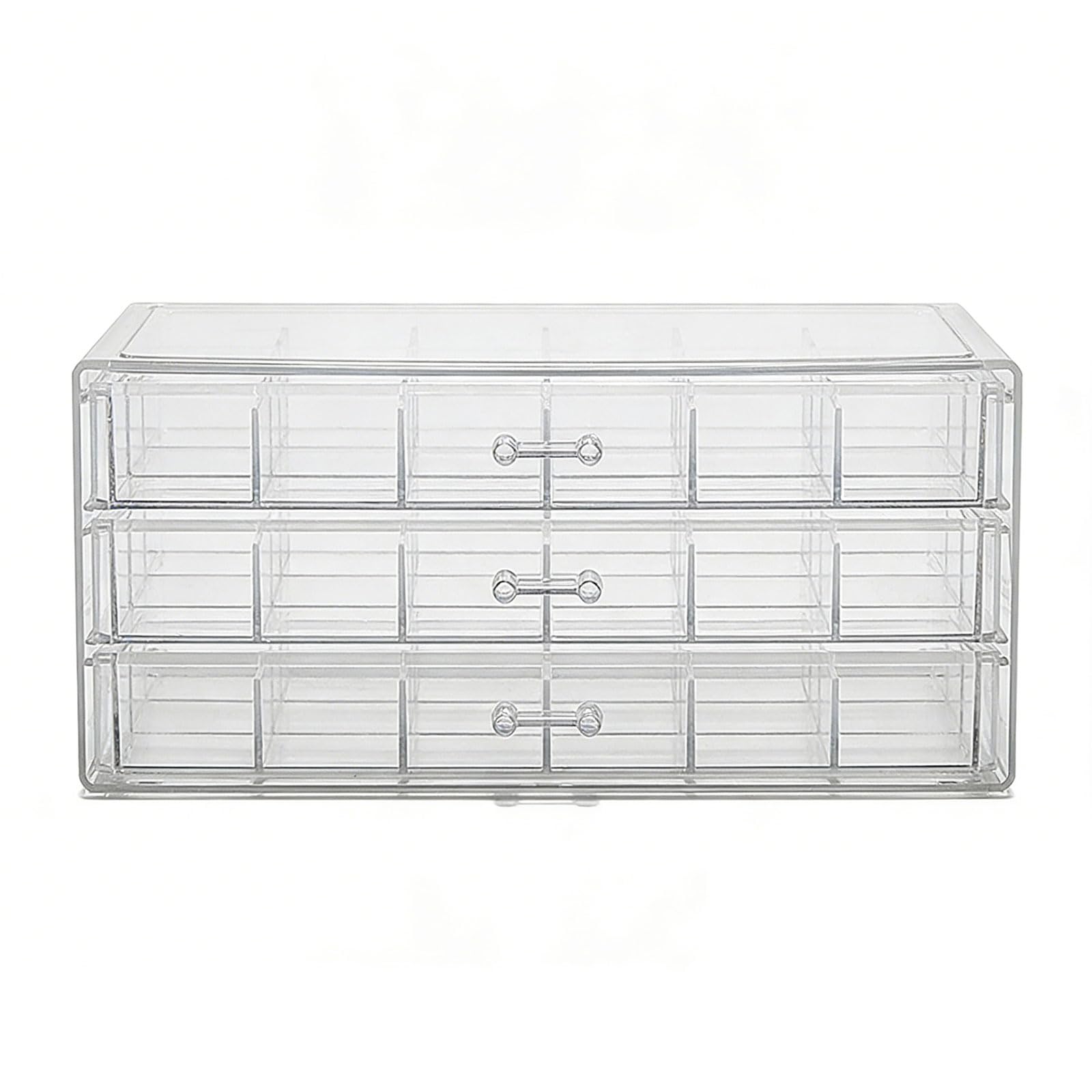 LUCKGONI Elegant Jewelry Storage Box With Multiple Compartments And Transparency Lid For Earrings Rings Necklaces Organizers