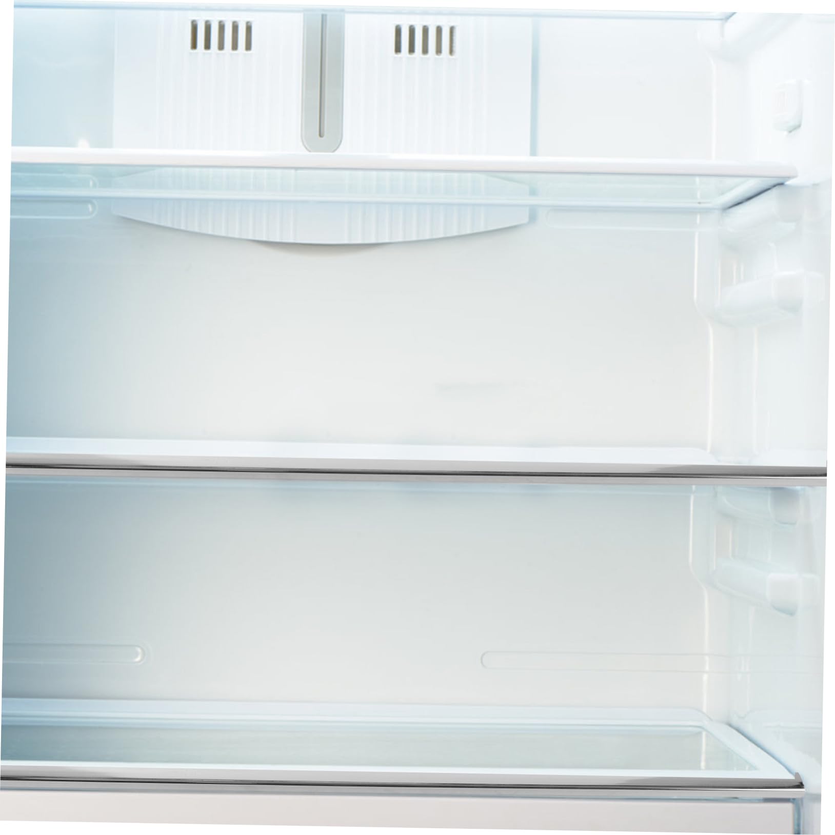 DOITOOL Ripiano Divisorio in Vetro Temperato per Frigorifero, Ripiano Sostitutivo Portaoggetti per Congelatore Domestico, Accessorio Cucina senza Attrezzi, Organizzatore Spazio Interno 440x340 Mm