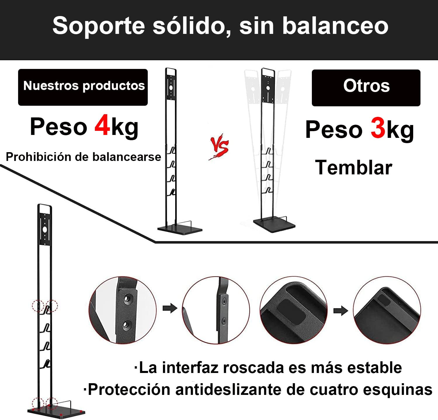 Foho Metal Soporte Organizador de Almacenamiento Compatible para Dyson V16 Gen5 V15s V15 V12 Slim V11 V10 V8 V7 V6 Aspirador