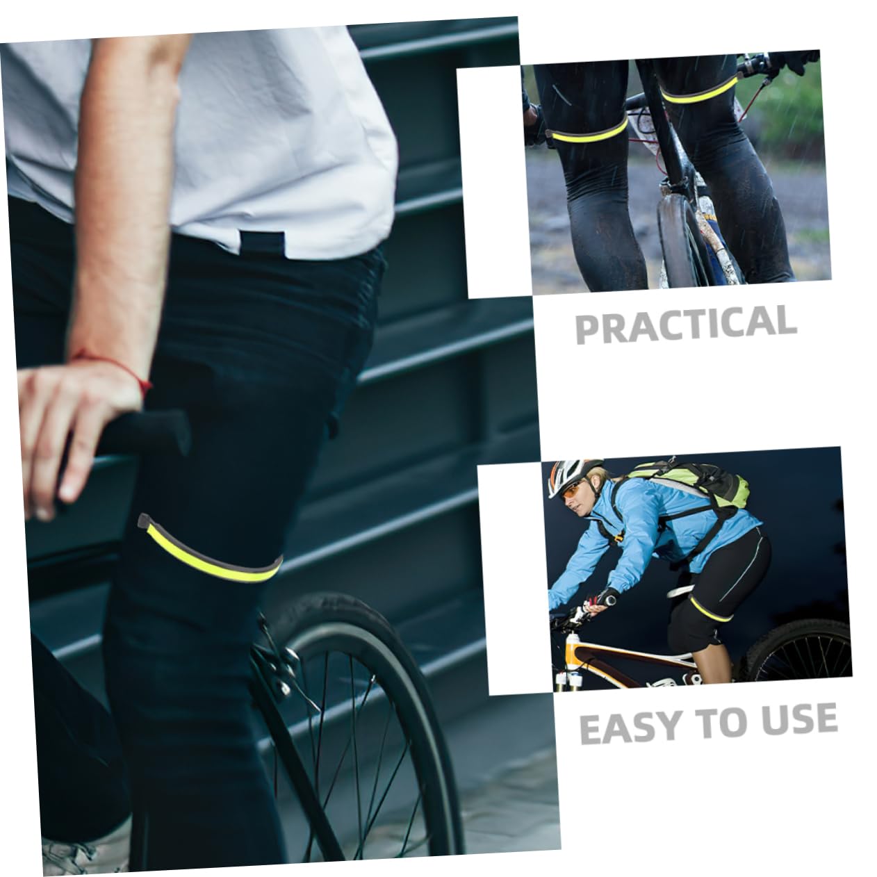 Toddmomy 5 Series Clips Reflectantes para Accesorios para Bandas para Ciclistas Alta Visibilidad Y Elasticidad 4 Piezas X 5