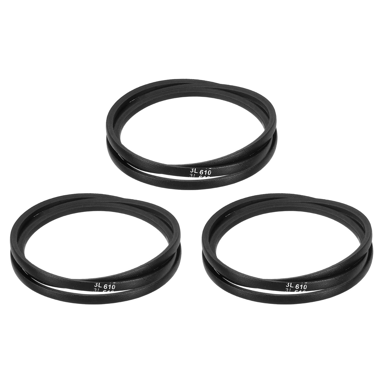 uxcell 3L240 Classic Wrapped Rubber V-Belt, 24"(610mm) Outside Circumference, 3L Profile V Belt 3/8" Width 7/32" Height — view 43
