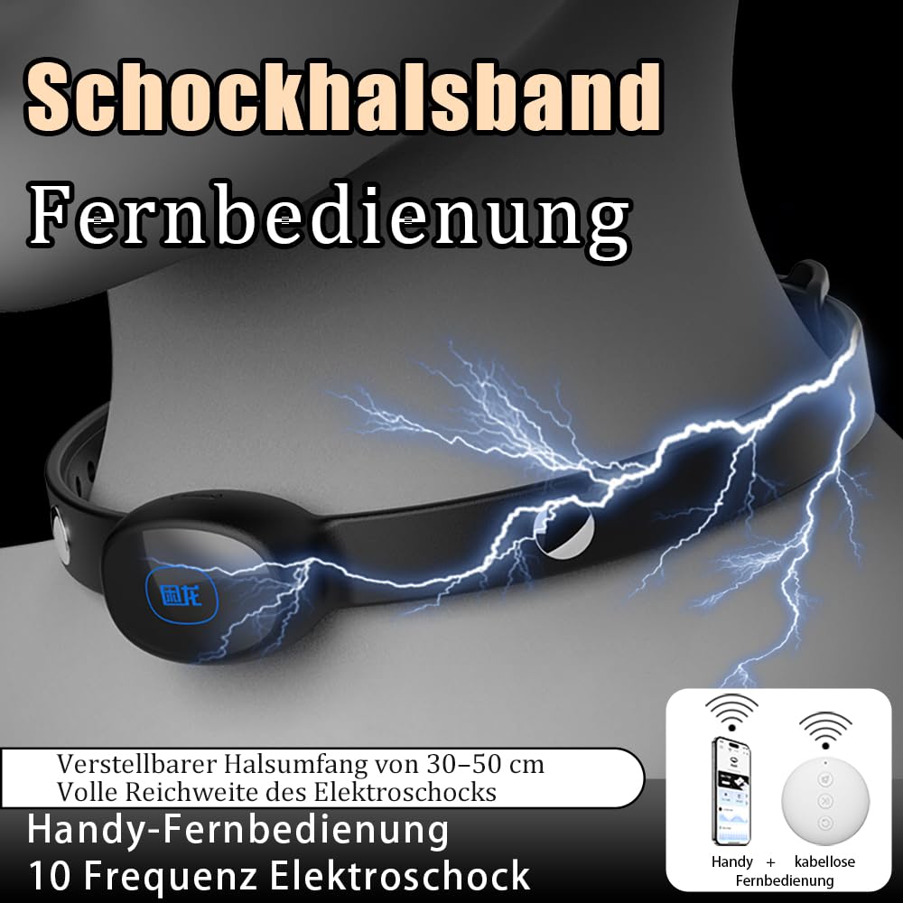 BDSM Elektrische Stimulation Kragen Einstellbar APP Control Kragen Paare Flirt Cosplay SM Elektrische Schock Schock Slave Kragen Fetisch Für Männer Frauen Spiel Halsband Schloss Halsbänder