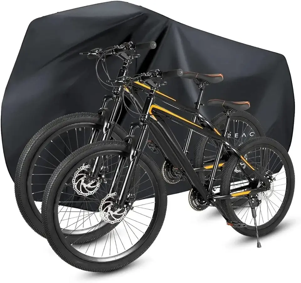 Capa de Cobrir Bicicleta Bike em Couro Aro 24/26/29 Forrada Impermeável e Anti UV