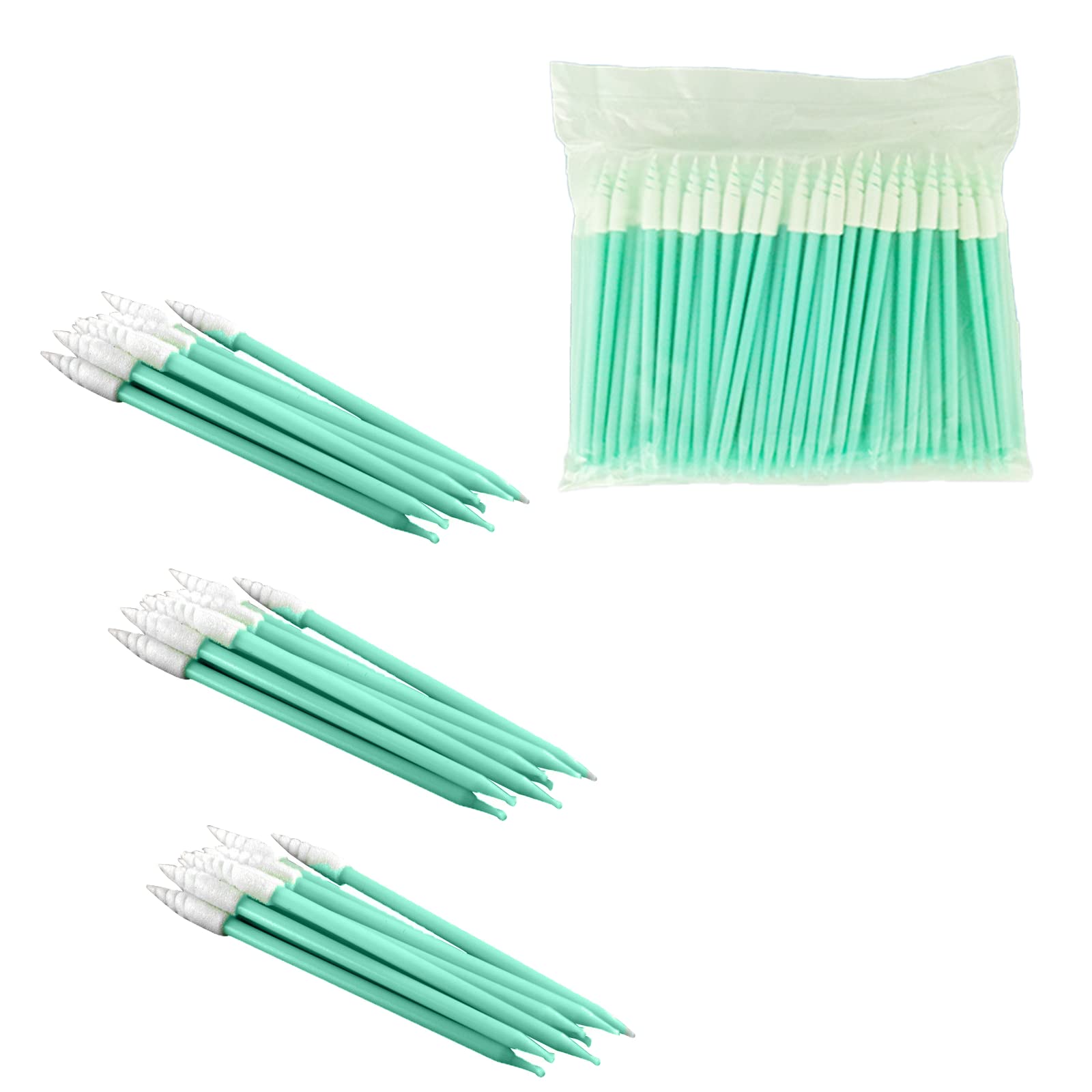 Amazon | 100本入り 工業用綿棒 精密綿棒 三角先端 スレッド 極細綿棒