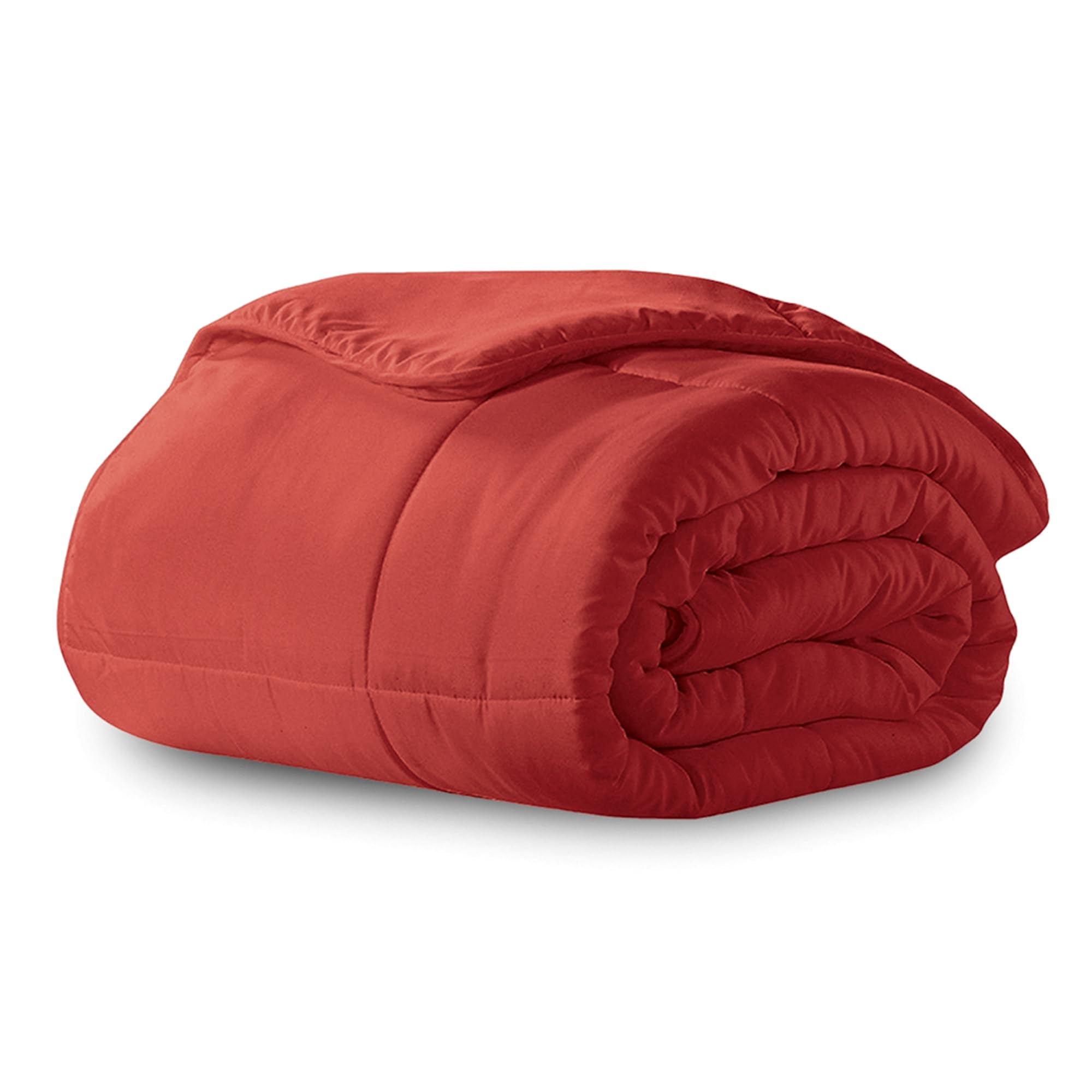 Ella Jayne Home Home Collection All Season Soft Brushed Microfiber Down Alternative Comforter King Red
