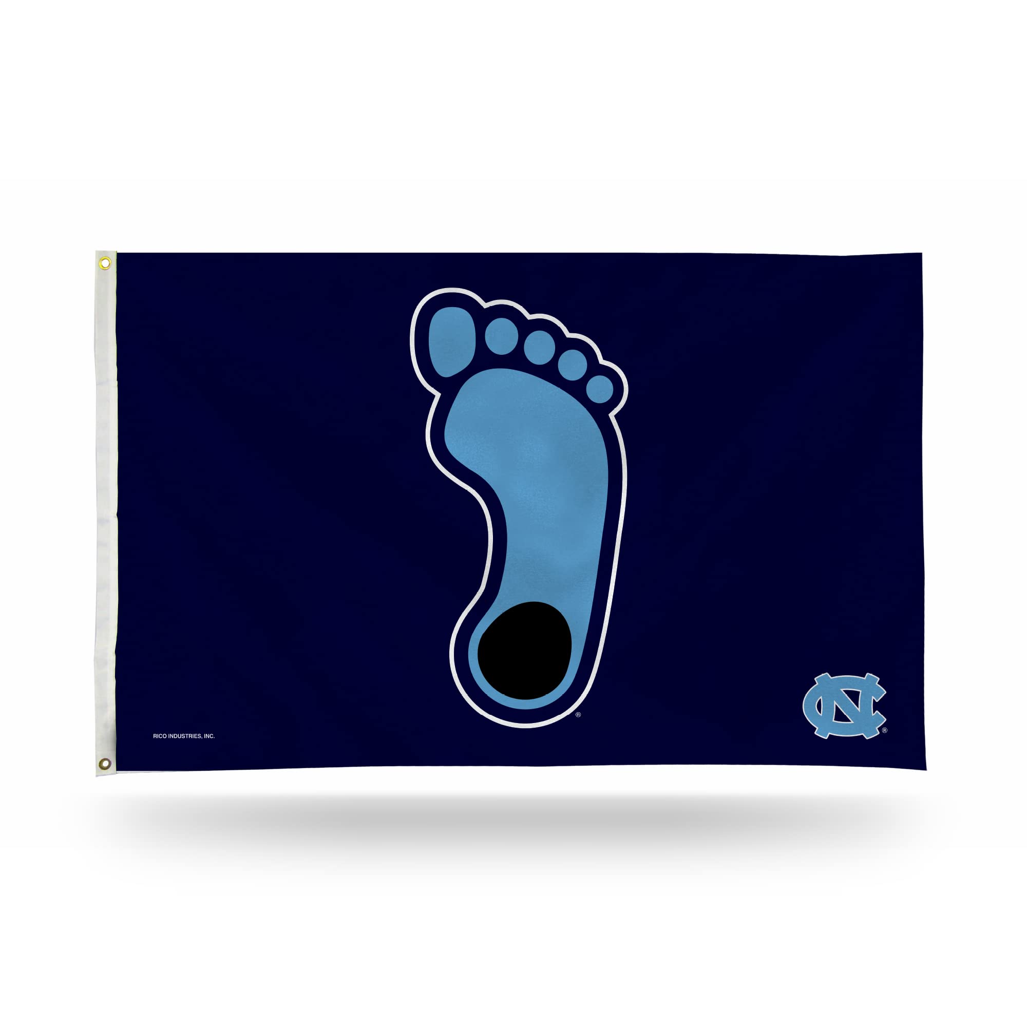 Rico Industries UNC North Carolina Tarheels Blue Heel Flagge, 90 x 150 cm
