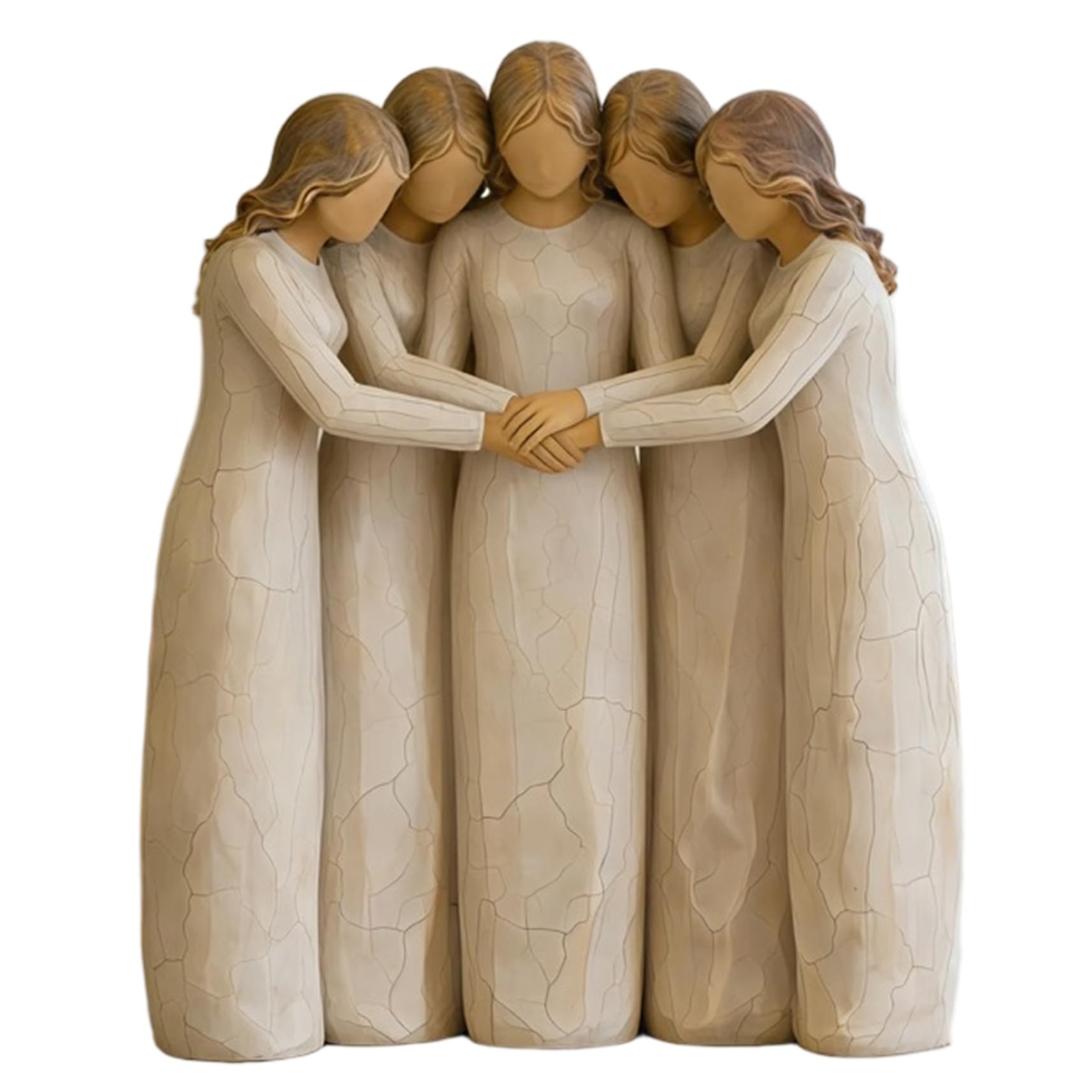Neptuiby Sister Figurines for Home Decor Sister Figurines Statues for Home Decor Friendship Handcrafted Resin Statue Depicting Sisterhood & Friendship Heartwarming Desktop