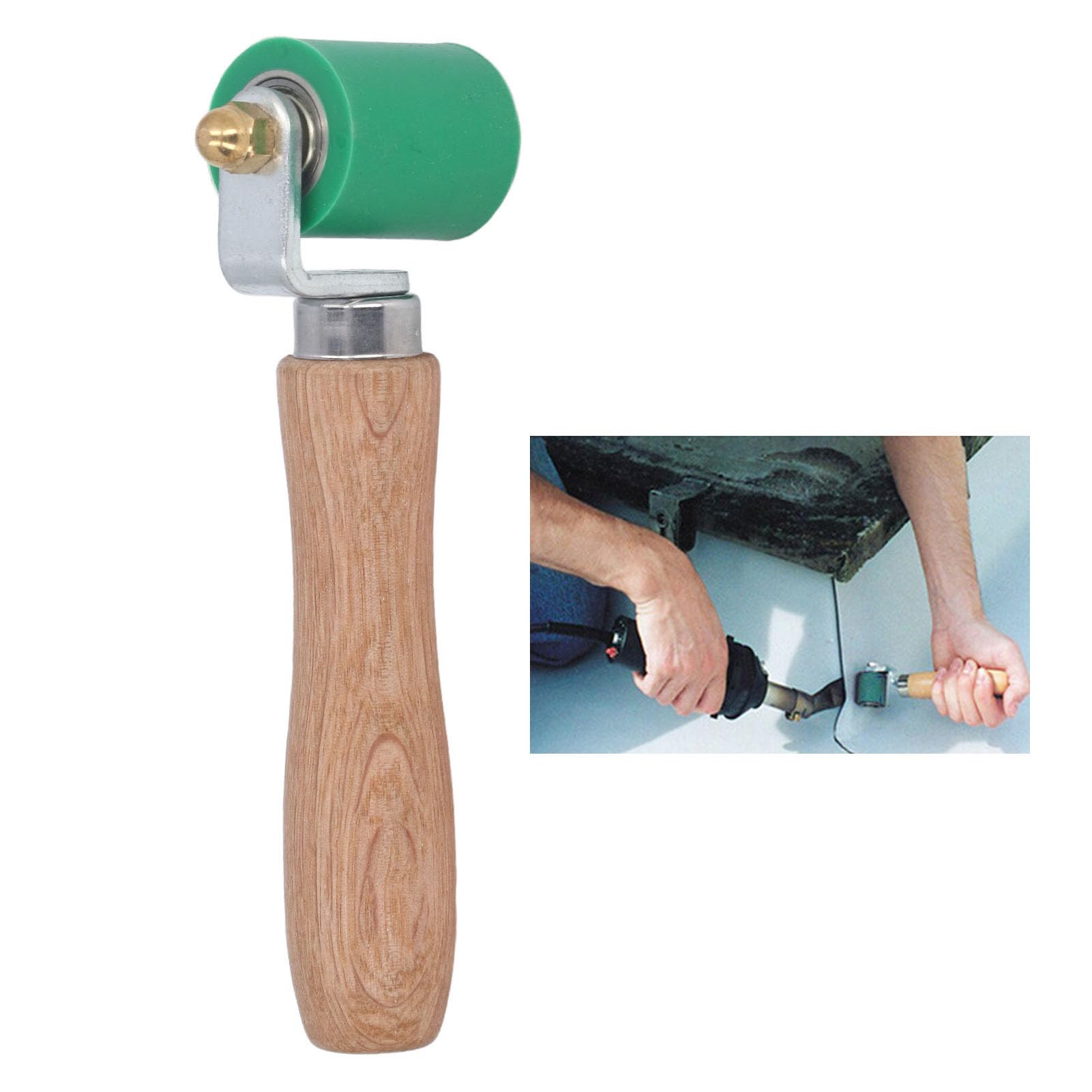 Wolfgo Handroller-40 mm siliconen hittebestendige naad hand drukrol dak PVC lasgereedschap