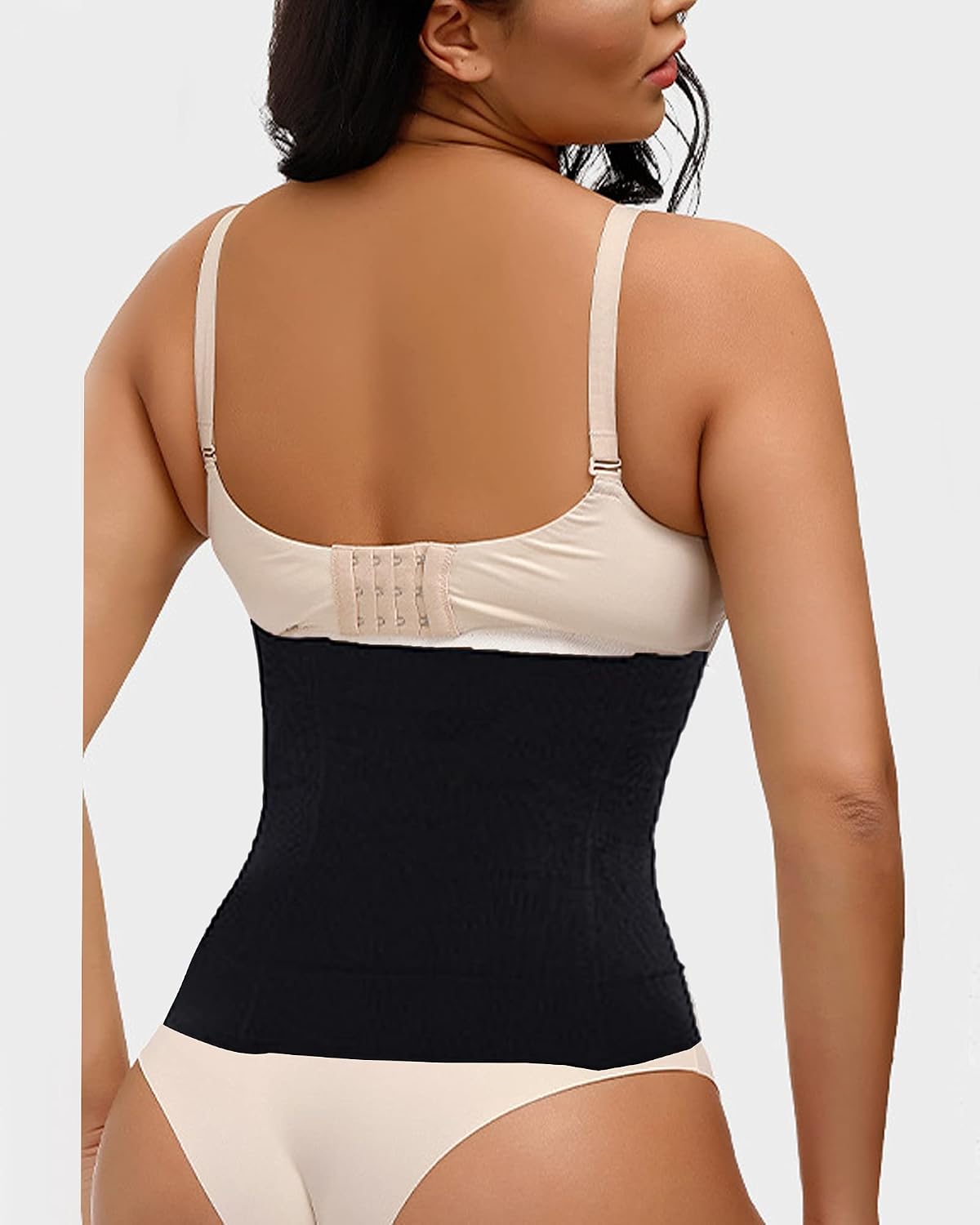 Sliot Postpartum Belly Band Postpartum Belly Wrap Belly Shaper Post Partum Waist Trainer Tummy Stomach Compression for Women (Black, X-Large-XX-Large)