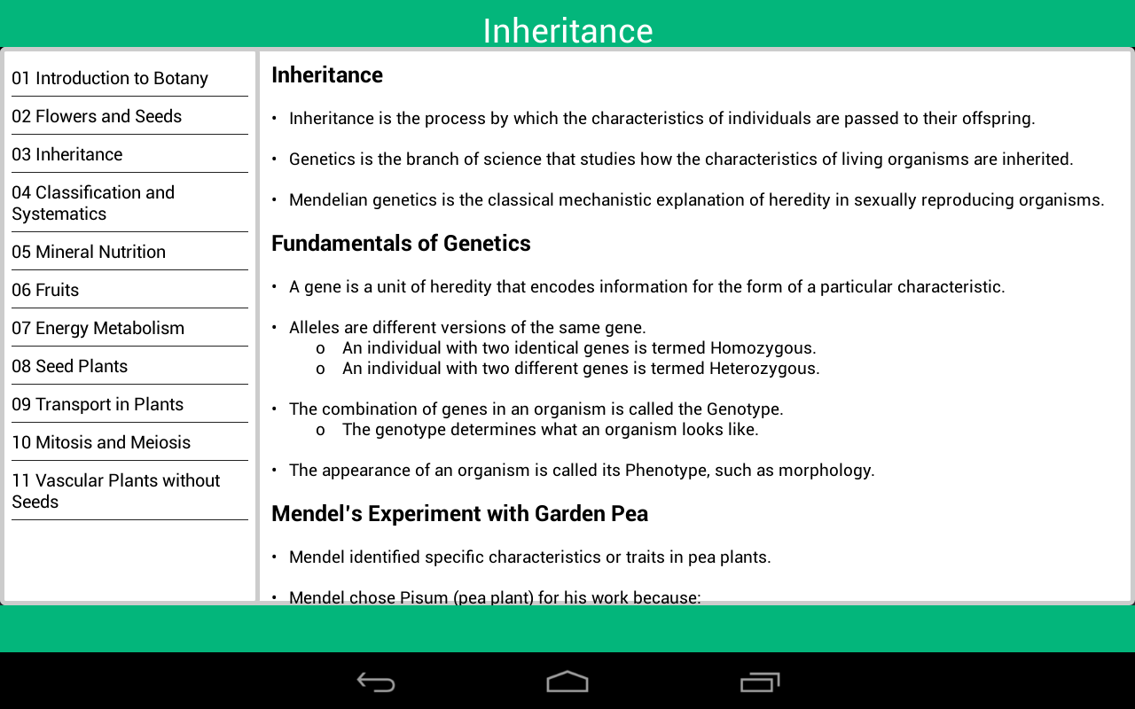 Botany - App on Amazon Appstore