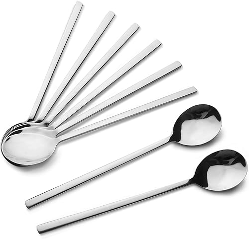 Miniatura 2 de 8 cucharas coreanas de acero inoxidable + 10 pares de palillos de acero inoxidable