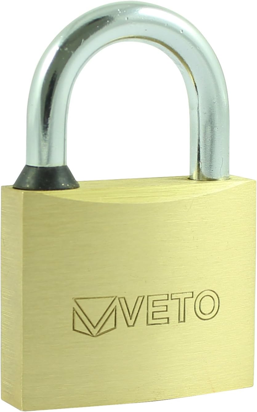 TIMco P40x2 Padlock 40mm- Brass (Pack of 2)