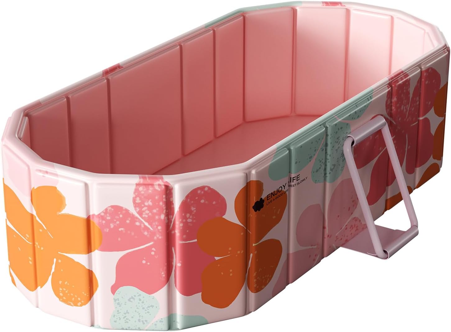 47''Portable insulated bathtub, Ice Bath Tub for Athletes, Inflation-free bathtub for shower, Ice Plunge Tub with Cover, Baths at Home & Outdoor