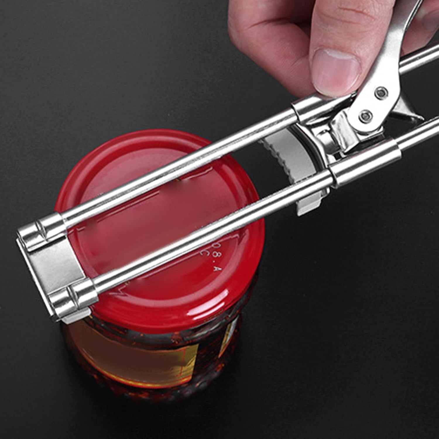 Jar Lid Remover, Anti Slip Versatile Manual Operation Can Bottle Opener for Camping